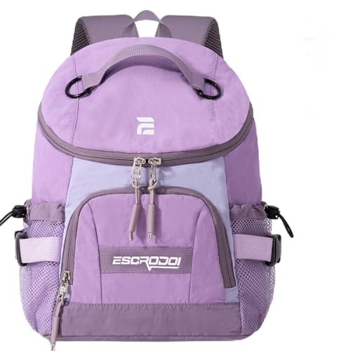 ESCRODOI Mochila Pequena para Atividades ao ar Livre 10L, Mochila Leve Casual, Resistente à Água, Mochilas de Trilha, Caminhadas, Acampamentos e Diário, Roxo