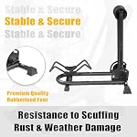 BikeHand Foldable Bike Stand Floor Rack | Sturdy & Durable Quick-Fold Design for MTB & Road Bicycle Storage - up to 2.4" Tire Width | Portable Bike Rack Garage Foldable Storage Stand | Updated Design - Image 5