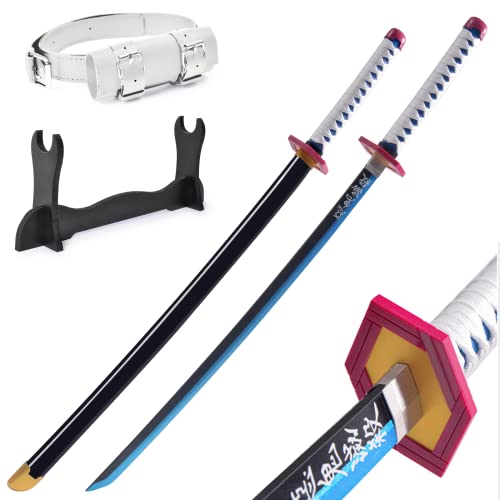 Giyu Foam Props Sword. Demon Slayer Sword Giyu Katana -41 inchfor Role-Playing and Collection.Anime Original Texture