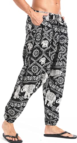 Sarouel hippie homme ample XX-Large pour éliminer l'inconfort des pantalons serrés