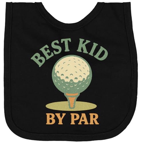 inktastic Best Kid By Par Golf Ball Motif Newborn Bib - Main Image