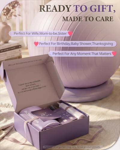 Image of Trideer Yoga Ball Chair with Base for Office Desk, Exercise & Stability Ball Seat, Pilates Ball for Core Training, Pregnancy Ball, Back Pain Relief & Active Sitting