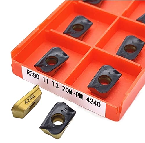 Insertos R390 11T320M-PM 4240 de carburo para fresado y torneado de metal en torno