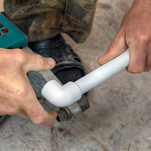 Xuniea 42 Pieces PVC Pipe Fittings Elbow Set Tent Connection Tee Heavy Duty PVC Elbow Fittings for 1/2 Inch Size Inside for Greenhouse Shed Pipe, Furniture Build and More(For 1/2 Inch) - Thumbnail 5