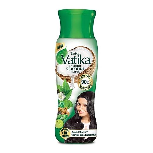 Vatika Enriched Coconut Hair Oil, 450 ml - Clinically Tested to Reduce 50% Hairfall in 4 Weeks