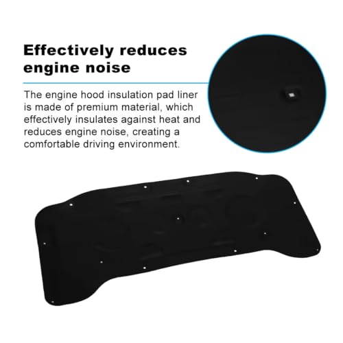 Tapis d'isolation capot haute performance pour Mercedes GLA X156 2013-2020 - 5