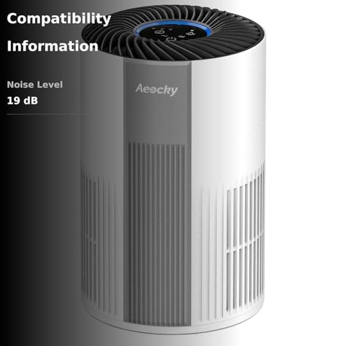 AEOCKY With YearChange 5-in-1 Washable Filter, AEOCKY Air Purifier for Home Bedroom Dorm の商品画像 3