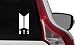Pandora Stickers Arts and Hobbies BTS NEW Logo Text BTS Car Die Cut Vinyl Decal Bumper Sticker Car Truck Auto Windshield Wall Window Ipad Tablet Macbook Laptop Computer Home Custom More (White)