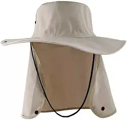Chapéu Pescador Camping Australiano Proteção Nuca Pescoço Uv