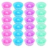 Focenat 36 Piezas Moldes para Hornear Mini Calabaza de Silicona, Moldes de Silicona Reutilizables y Antiadherentes, Set de...