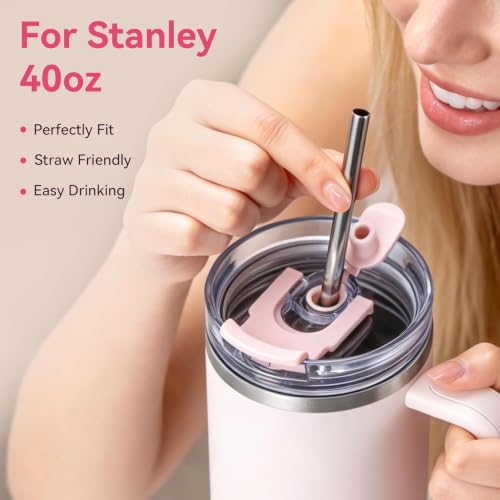 Image of 40 oz Tritan Tumbler Replacement Lid for Stanley Quencher H2.0