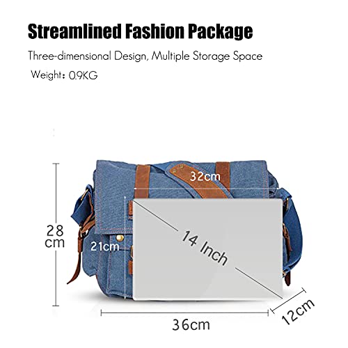 Bolso Retro FANDARE para laptop 14 pulgadas color azul miniatura 5