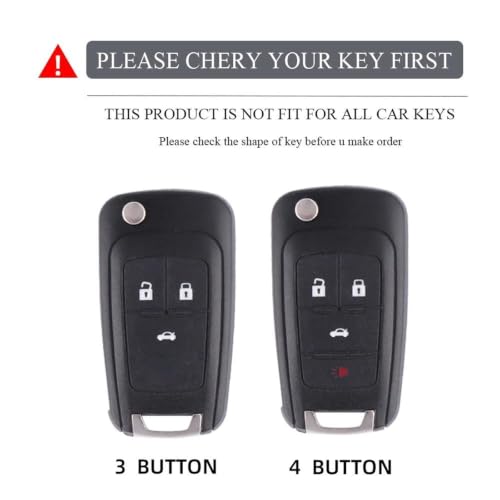 Funda para llave de coche Chevrolet Cruze Aveo protectora TPU 3 botones 2