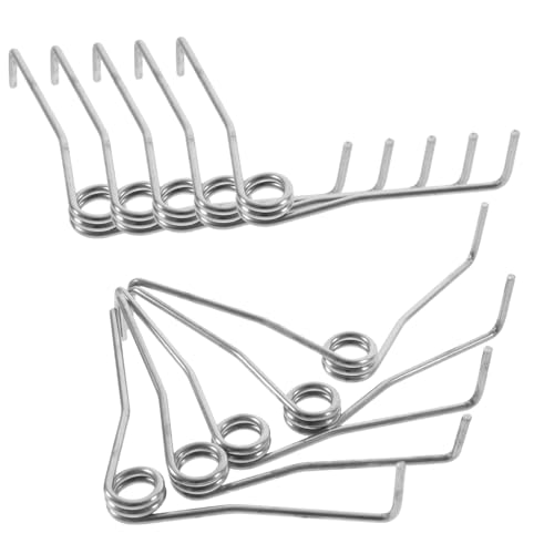 Mikikit 10 piezas de Acero Inoxidable para Tijeras de Podar Muelle de Repuesto Compacto y Flexible para Jardinería Fácil Instalación Compatible con Cortasetos y Tijeras