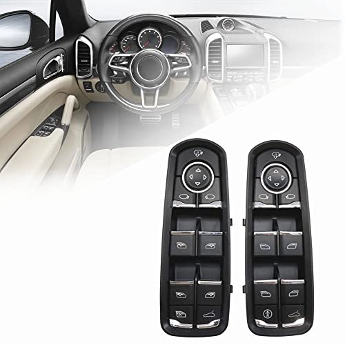 Bouton de commutation de fenêtre Porsche Cayenne Macan Panamera de rechange pour interrupteur avant - 3