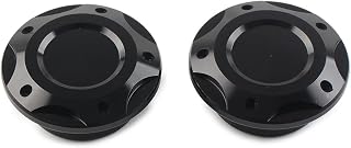 SIKUAI Tapón protector de tapa de orificio para marco de motocicleta para YZF-R3 MT-03 R25 MT25, negro