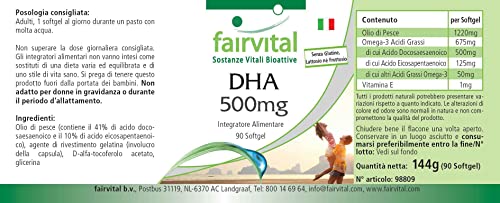 DHA capsules 500mg - HOOG GEDOSEERD - 90 softgels - dehydroascorbinezuur (DHA) en eicosapentaeenzuur (EPA) - Image 7