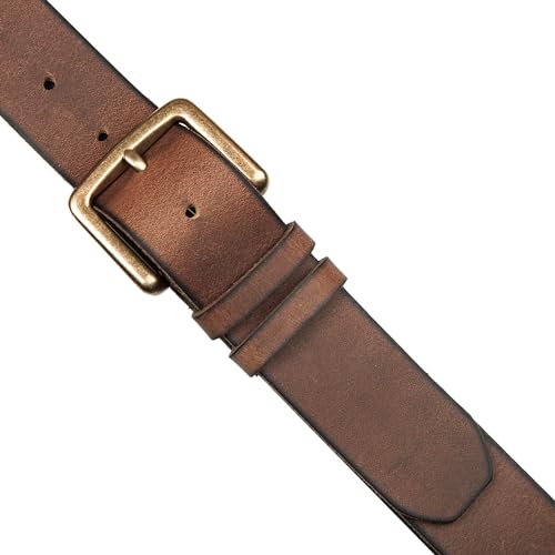 Image of Lucky Brand Men's Jeans Leather Belt| Classic| Casual| Dress| Everyday| American Heritage| Genuine Leather| Metal Buckle