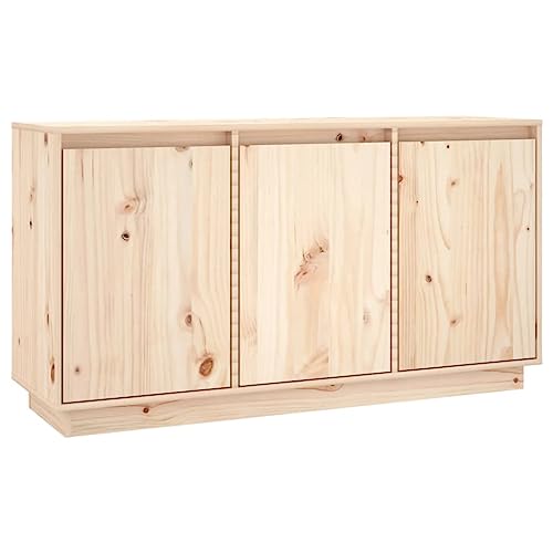 vidaXL Credenza 111x34x60 cm in Legno Massello di Pino