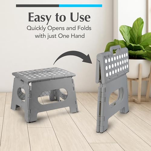 image for Handy Laundry Folding Lightweight Step Stool - Sturdy Enough to Suppor