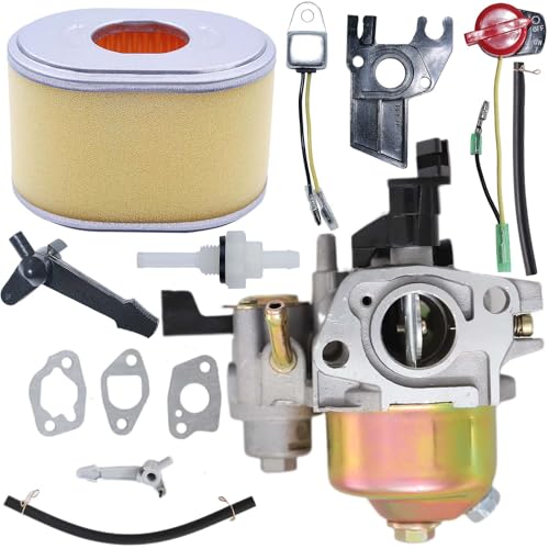 Carburador para Honda GX120 GX140 GX160 GX168 GX200 Motor 5HP 5,5HP 6,5HP, ADEFOL Carburadores con filtro de aire + juntas + manguera de gasolina Accesorio de repuesto