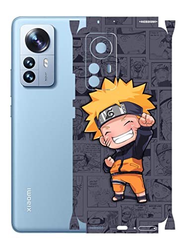 Image of AtOdds - Xiaomi 12 Pro Mobile Back Skin Rear Screen Guard Protector Film Wrap (Coverage - Back+Camera+Sides) (Naruto)