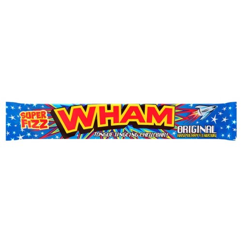 Wham Original Raspberry Flavour Chew Bar 50 x 25gram