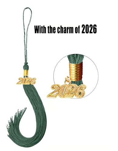 Image of Unisex Matte Graduation Cap and Gown 2026 with Tassel for High School and College Graduation