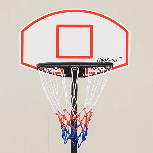 Haokang Portable Basketball Hoop Wtih Adjustable Height 28" Backboard Free Standing System W/Wheels For Kids Teenager #TOP4