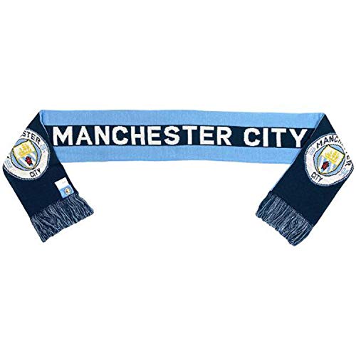 Icon Sports Man City Scarf, Manchester City Officially Licensed Soccer Scarves for Men & Women, Game Day