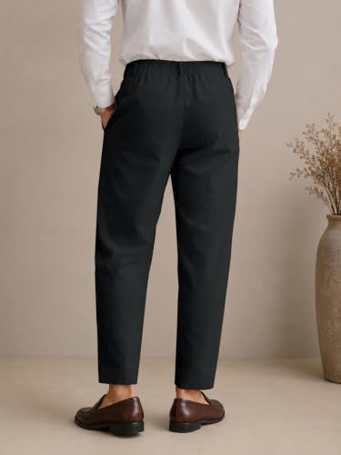 Image of TAGDO Men's Solid Colour Pant with Pocket || Casual Trosuer || Formal Trouser || Formal Slim Fit Pleated Pants for Men (2049)