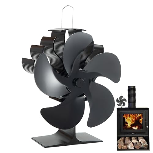 Ventiladores De Estufa Alimentados Por Calor,Ventilador Pellets Para El Hogar Leña Termoeléctricos Estufas Ahorro Energía Y Tra