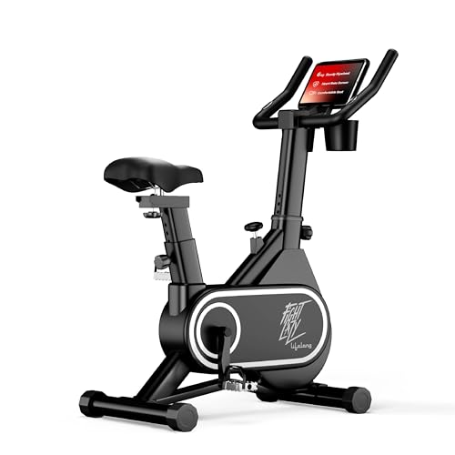 Lifelong Fit Pro Spin Fitness Bike with 6Kg Flywheel, Adjustable Resistance & Heart Rate Sensor for Fitness at Home Workouts|Max Weight Capacity: 100 kg