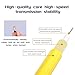 Buacoz 1Meter 3ft FC/APC-FC/UPC Single-Mode APC Fiber Optic Cable OS1 OS2 Jumper Optical Patch Cord Simplex 9/125um Yellow