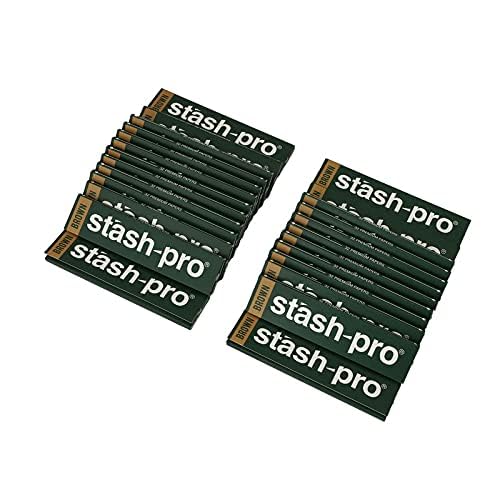 Image of Stash-Pro Combo of 12 Brown Rolling Paper with 10 Colored Roach Book