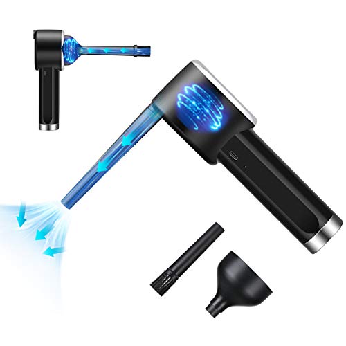 Avatool Cordless Air Duster for Computer Clean, Air Keyboard Cleaner, 2-in-1 Dust Blower and Vacuum Cleaner, 6000mAh Battery, 10W Fast Charging, PowerfulÂ 36000 RPM, Replaces Compressed Air Can