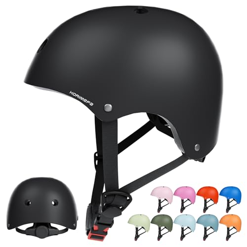 KORIMEFA Casque Vélo Enfant 3-13 Ans Casque pour Filles Garçons Casque de vélo réglable Bébés...