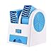 RENJIELI Ventola da scrivania da 6 pollici, ventilatore USB con mini ventilatore da tavolo a 3 velocità, ventilatore portatile silenzioso e forte vento USB da scrivania per ufficio, casa
