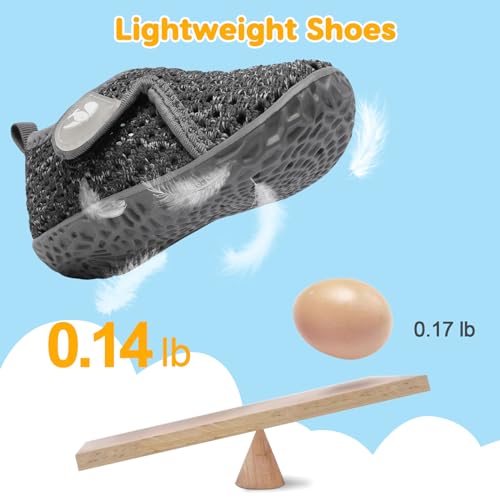 Image of FEETCITY Baby Boys Girls Water Sport Shoes Barefoot Kids Aqua Socks Quick-Dry Beach Swim Pool Shoes