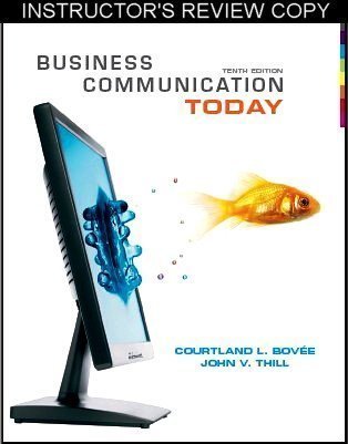 Business Communication Today 10th Edition (Inst... 0138155526 Book Cover