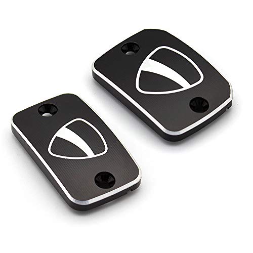 Motorcycle Master Cylinder Front Brake Clutch Right Left Fuel Reservoir Cover Tank Cap Compatible With Ducati Monster 695 696 S2R 800 795 796 759 All Year #TOP12