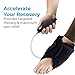 NatraCure Hot and Cold Air Compression Ankle Brace Wrap Ice Pack for Ankle Pain, Achilles Tendons, Bursitis - Compression for Ankle Swelling - Ankle Gel Wrap for Torn Ankle Ligament for Men & Women