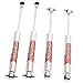Figzero Front and Rear 0-4 inch Lift Shocks for Jeep Cherokee XJ 1984-2001，Zinc Plated Coating