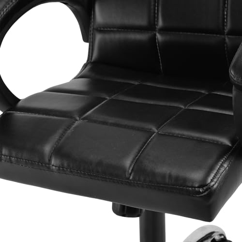 Image of GOYALSON Comfortable Revolving Office Chair Adjustable Swivel Chair with Padded Seat & Backrest for Home Office (2, Black, Standard)