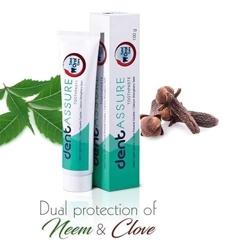 Image of Ass ure Neem Toothpaste Highlight Dent Toothpaste is the Dual Protection of Neem and Clove that Fight Germs. (400 gm, Pack of 4)