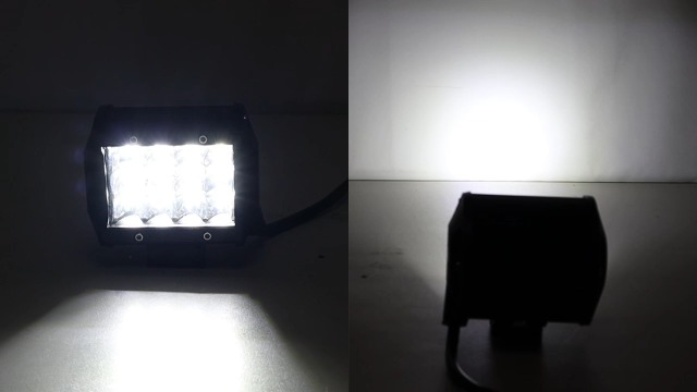 RIGIDON Barre lumineuse LED droite fine de 132,1 cm 675 W avec faisceau de câblage 12 V, feu de brouillard pour voiture tout-terrain, camion, ATV, 4x4, faisceau combo spot inondation, lampe de