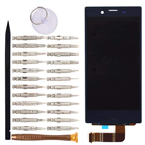 Image of LCD Screen Display with Digitizer Touch Panel Without Bezel Frame Compatible with Sony Xperia X Compact F5321(Black)