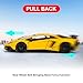 TGRCM-CZ 1/36 Scale Lamborghini Aventador LP770-4 Casting Car Model, Zinc Alloy Toy Car for Kids, Pull Back Vehicles Toy Car for Toddlers Kids Boys Girls Gift (Yellow)