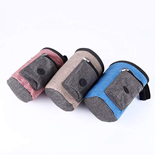 Popetpop bolsa portátil para petiscos para cães, bolsa para viagem para lanches e animais de estimaç