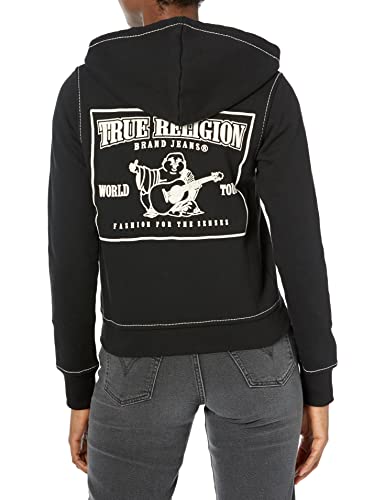 Image of True Religion womens Big T Classic Zip Up Hoody